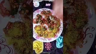 Street style Sev puri#streetfood #sevpuri #shorts @Cookingcloutwithsugra