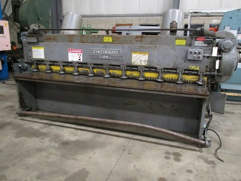 CINCINNATI MODEL 1810 MECHANICAL SHEAR, 10’ x 1/4”