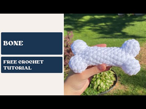 Crochet Bone | Halloween Crochet Tutorial