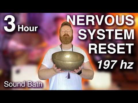 Sound Bath to Slow Down the Mind and Release Anxiety | Nervous System Healing Music