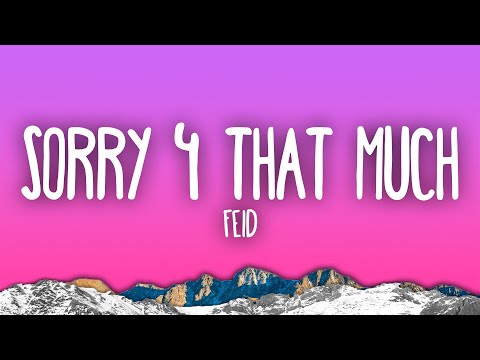 Feid - SORRY 4 THAT MUCH