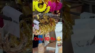 Only 50 Rs earrings in Lajpat Nagar Market 🤑😱😳 #lajpatnagar #market #delhi #50rs #viral #reels