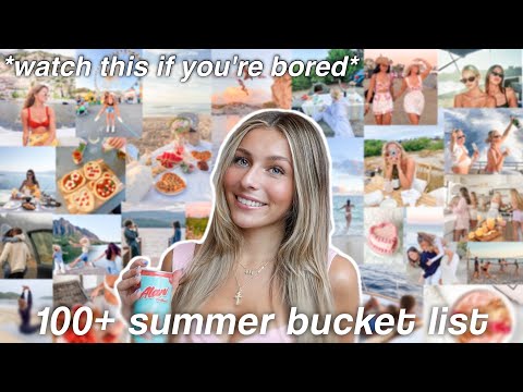 100+ things to do when you're bored this summer | ULTIMATE "that girl" BUCKET LIST 2024