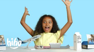 Kids Try Airline Foods | HiHo Kids