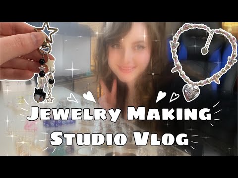 Studio Vlog: Giant Supply Haul & Making Fairycore Beaded Jewelry