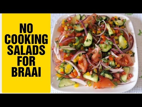 NO COOKING HEALTHY ORGANIC SALAD RECIPES FOR BRAAI - Quick and easy organic salads