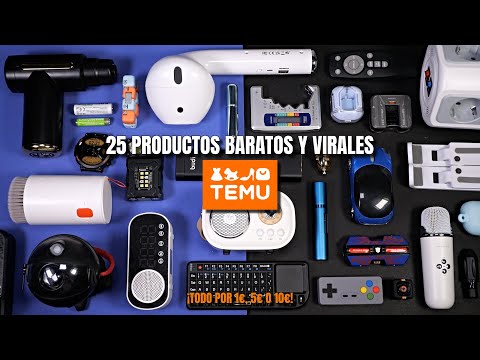 25 productos baratos y virales de TEMU 💥 ¡Todo casi gratis por 1€, 5€ o 10€! #parte02