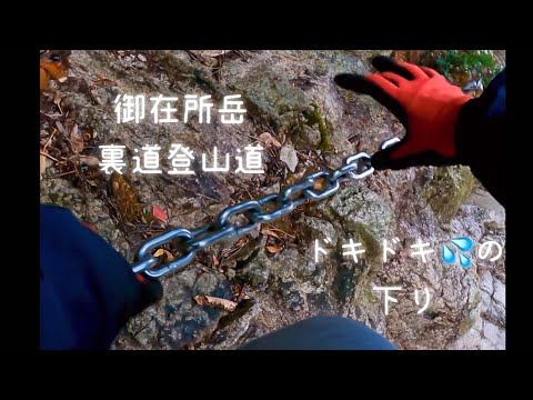 御在所岳　裏道登山道からの下山(後編) ロープウェイ🚡にするか迷ったけど　思い切ってトライ😆　2024年11月23日