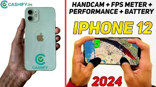 iPhone 12 Refurbished Gaming Review 🔥 RenderLag , FrameDrop Test 👍 Bgmi 2024