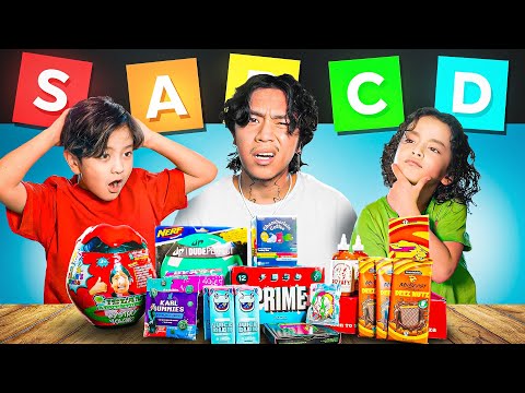 KIDS Rank YOUTUBER Products!! ***SURPRISING REACTION***