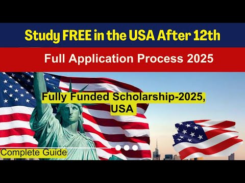 Study FREE in the USA After 12th | Scholarships & Secret Tips Revealed! Complete Guide🚀🎓