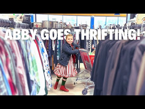 Abby Goes Thrifting for the Family