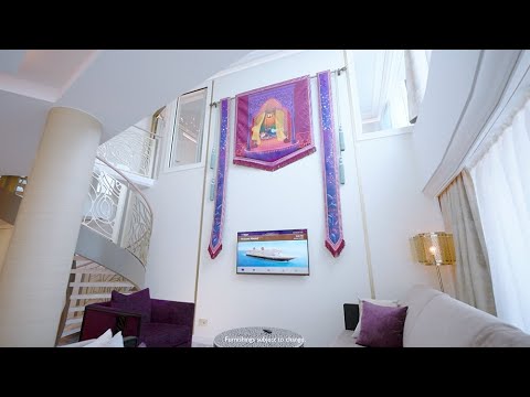 Disney Treasure - Concierge Two-Story Royal Suite with Verandah | Disney Cruise Line