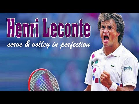 Henri Leconte 🇫🇷 Serve & Volley in Perfection.