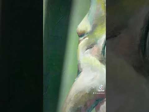 Painting reveal in the sunshine #painting #fakebody #artist #figureart #paintingtimelapse #art