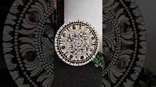 Floral Mandala on MDF board #diy #artist #shorts #homedecor #homedecorlovers #art #artandcraft #home