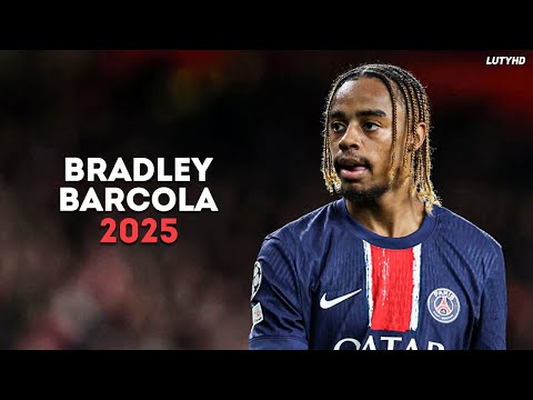 Bradley Barcola 2025 - Magic Dribbling Skills, Goals & Assists | HD