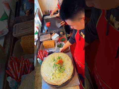 Asian street food crepe #shorts