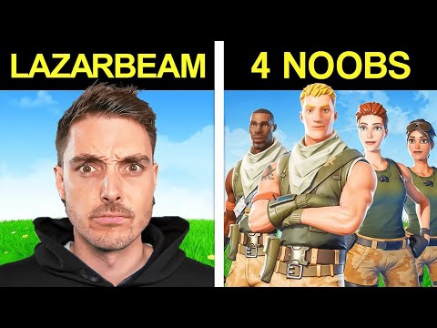 Can 4 Fortnite Noobs Beat LazarBeam...