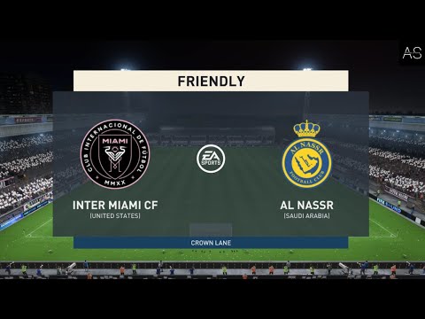 Inter Miami 2-1 Al Nassr | Messi faces Ronaldo in FIFA 23 #football