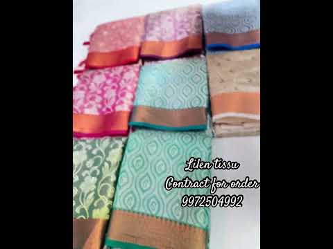 Fancy look lilen tissu cloth for office wear contact for order 9972504992