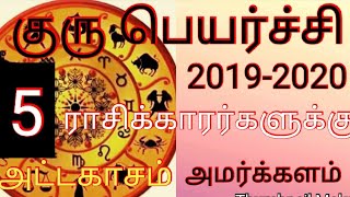 #gurupeyarchi2019-2020  ராஜ யோகம்பெறும் 5ராசிகள்