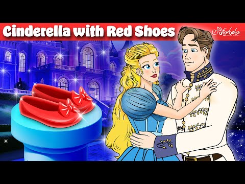 Cinderella with Magical Red Shoes ✨👠 | Bedtime Stories for Kids in English | Fairy Tales