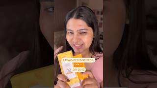 Dot & key vitamin c sunscreen review #sunscreen #sunscreenreview #sunscreenforoilyskin #spf50#shorts