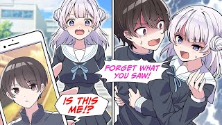 [Manga Dub] I picked up her phone, and my photo was her screen saver! [RomCom]