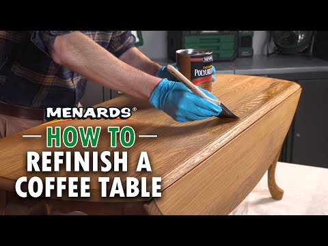 How To Refinish a Coffee Table | Menards