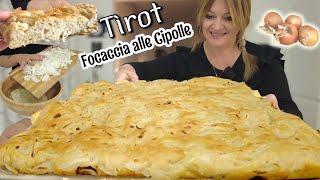 FOCACCIA ALLE CIPOLLE 🧅 Tìrot Mantovano 🧅 RICETTA TIPICA