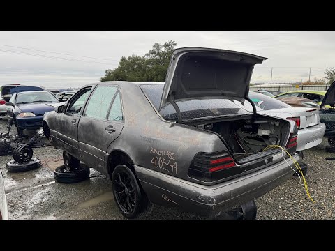 1998 Mercedes-Benz W140 S420 at Junkyard