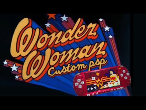 Custom 64gb Wonder Woman RED PSP 3000