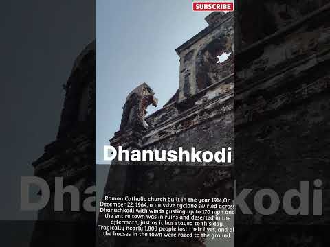 Dhanushkodi Church #chruch #travel #rameshwaram #viral