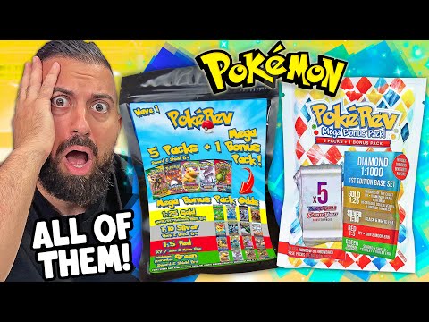 I Opened Every PokeRev Pack Ever Made