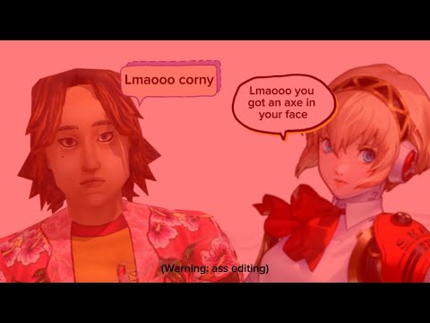 Daisuke and Aigis play evade (warning: tweaking)