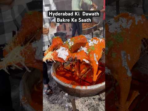 Hyderabad Ki Shaadi Ka Zabardast Khana #viralvideo #ytshorts #shorts