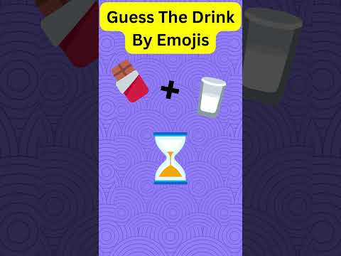 🥤What's That Drink? Emoji Edition!😜 Part:3 |🍹Emoji Sips: Guess the Drink! 🥤😉 #@thequizzone2005 #quiz