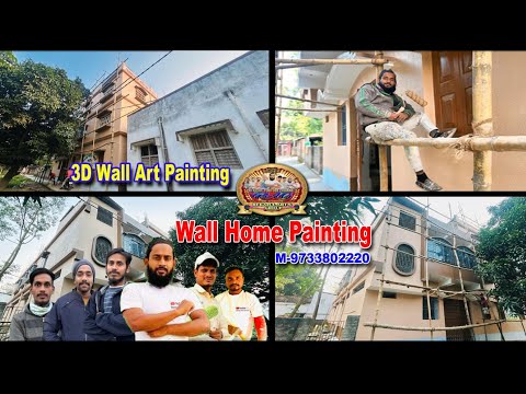 Top Wall Painting Design Ideas2025 | Wall flower painting | Wall Credit ☎️09733802220