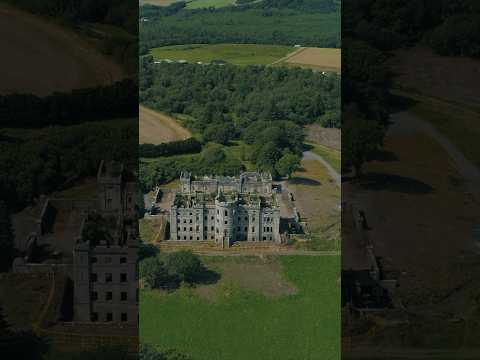 Dalquharran Castle located near the village of Dailly in Ayrshire #ayrshire #castle #shorts