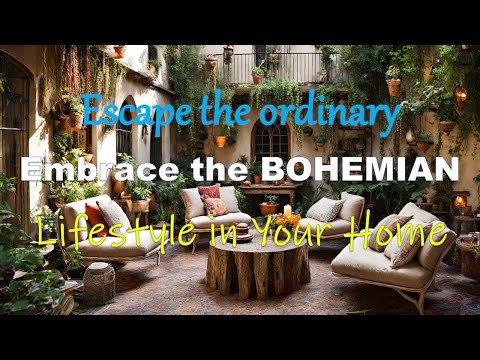 Escape the ordinary Embrace the BOHEMIAN Lifestyle in Your Home #interiordesign #homedecor #home