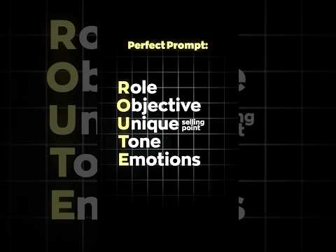 How to write the PERFECT prompt