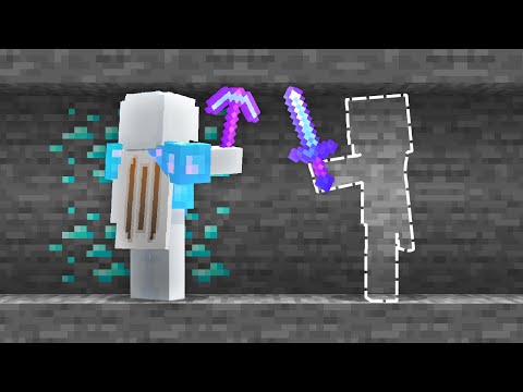 Minecraft Manhunt but the Hunter is Invisible...