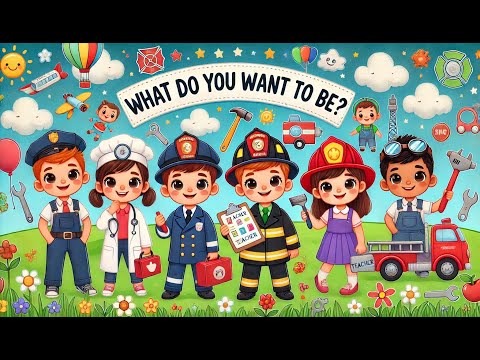 What Do You Want To Be? | Let Kid's Learn About Their Dream Jobs | Careers For Kids