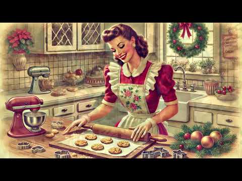 Cozy Vintage Music for Christmas Baking || Nostalgic 1930s, 1940s Jazz  | 8 Hours