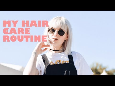 My Platinum Hair Care Routine |  Kelly Lauren