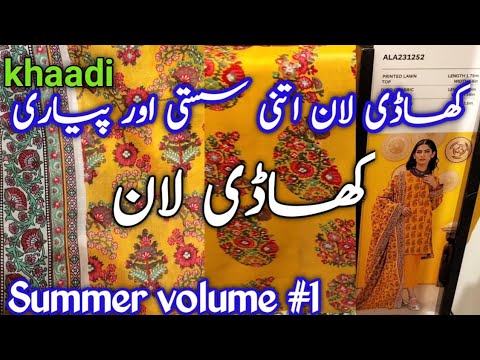 Khaadi Lawn 2024 || Khaadi Lawn Volume-1 2024