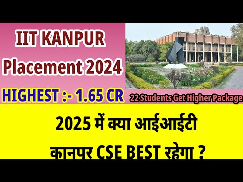 IIT Kanpur Placements 2024 kaisa rha 😍| Highest package from iit Kanpur |