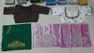 Ready to wear Stitched blouses ready-made cotton kanta & maggam work blouses Whats App on 6303158116