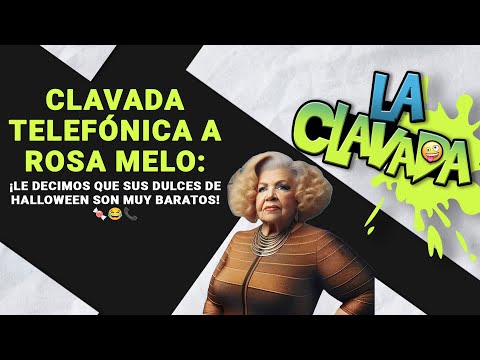 Clavada Telefónica a Rosa Melo: ¡Le Decimos que Sus Dulces de Halloween Son Muy Baratos! 🍬😂📞